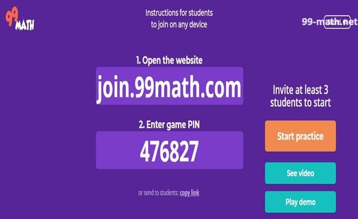 99 math enter code